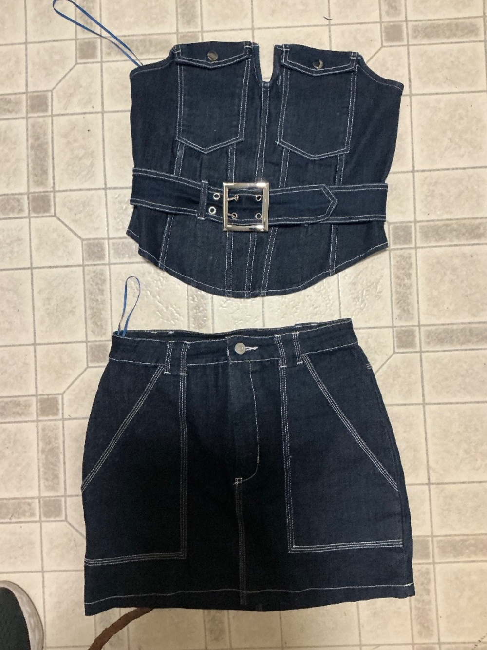 Fashion nove denim set
